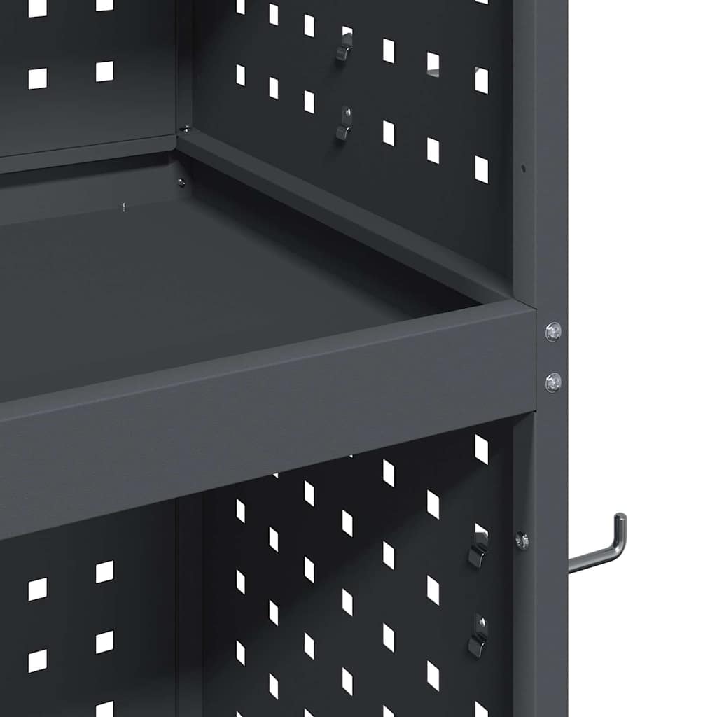 Työkalukärry Antrasiitti 65 X 35 X 111 Cm Kylmävalssattu Teräs