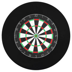 Professional level Sisal dart board with 6 darts and border