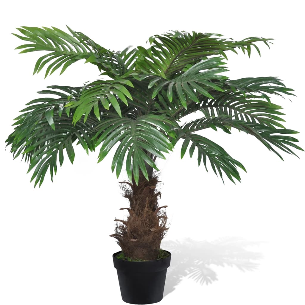 Realistic Artificial Pine Cone Palm in Pot 80 cm