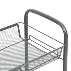 4-story kitchen trolley gray 46x26x85 cm iron