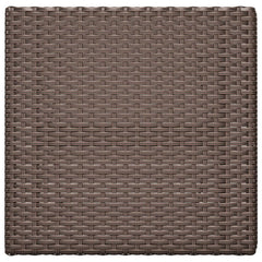 Taitettava bistropöytä ruskea 55x54x71 cm polyrottinki